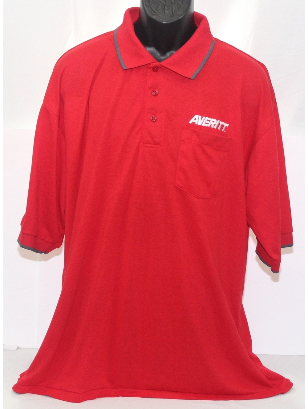 Averitt Express Freight Shipping Truck Driver Red Cintas Polo Shirt Mens 2XL EUC